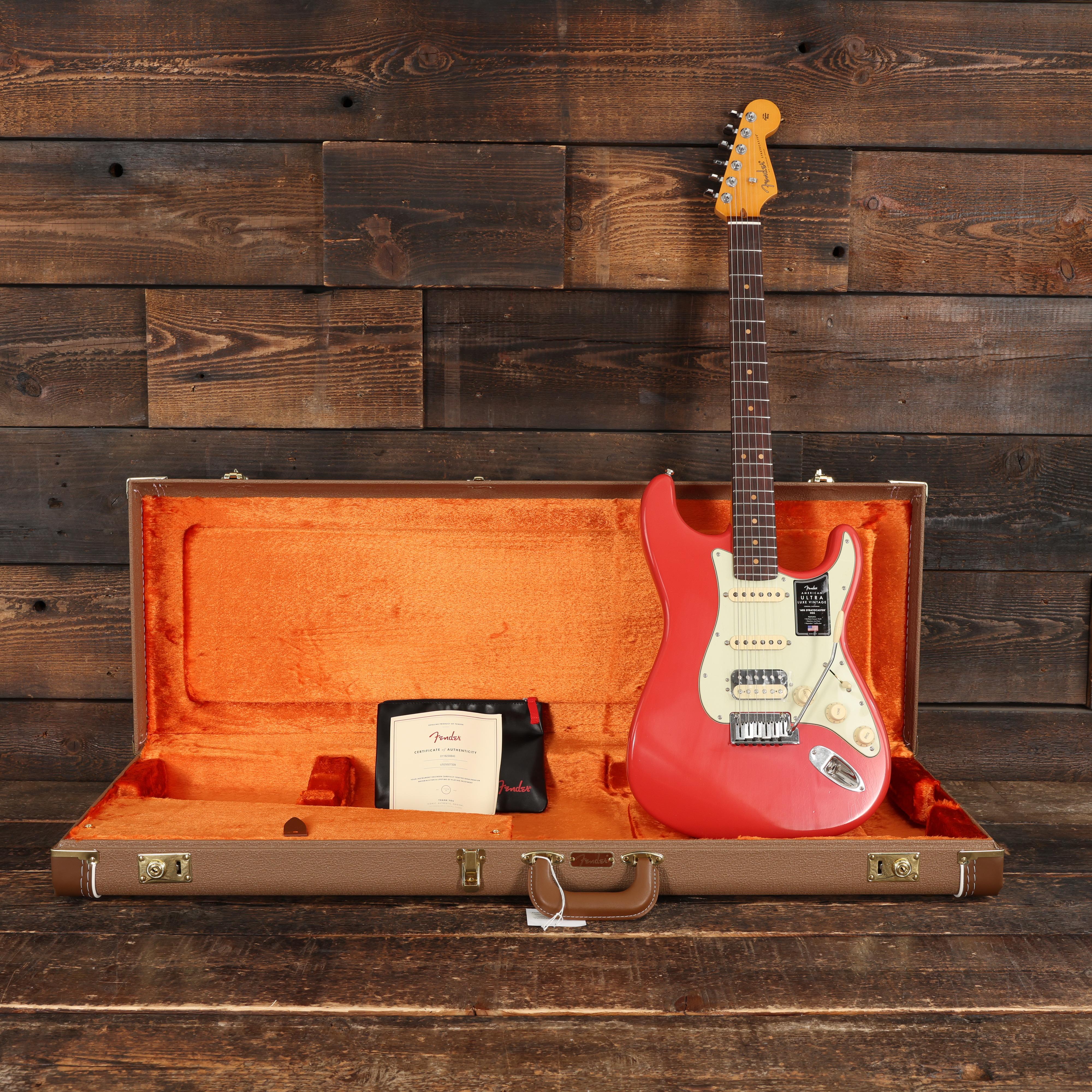 Fender American Ultra Luxe Vintage '60s Stratocaster HSS in Fiesta